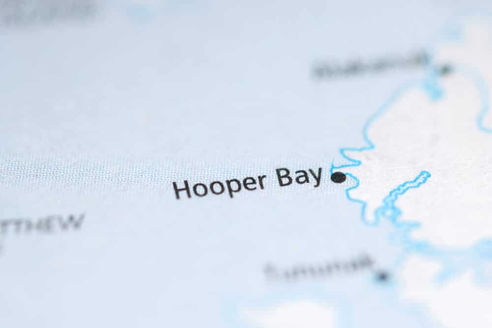 Map of Hooper Bay Alaska