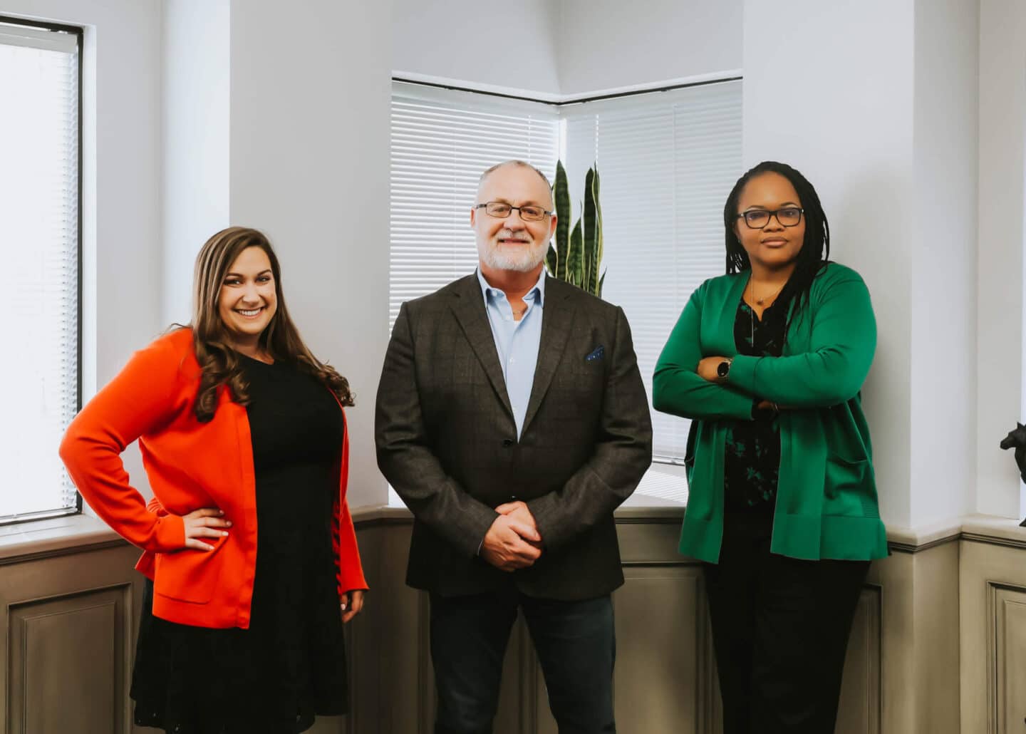 Photo of Quintillion team members, Mac, Ariel, and Ada